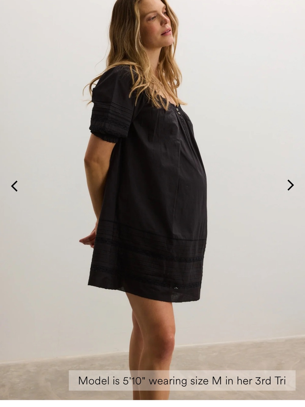 Black Lottie dress - Classic Short-Sleeve